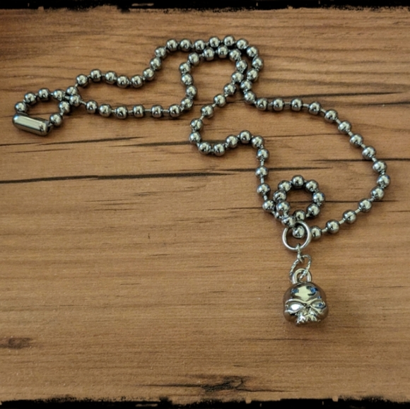 Rare HARLEY DAVIDSON Willie G 3D Charm on Ball Bead Chain New - Picture 2 of 5